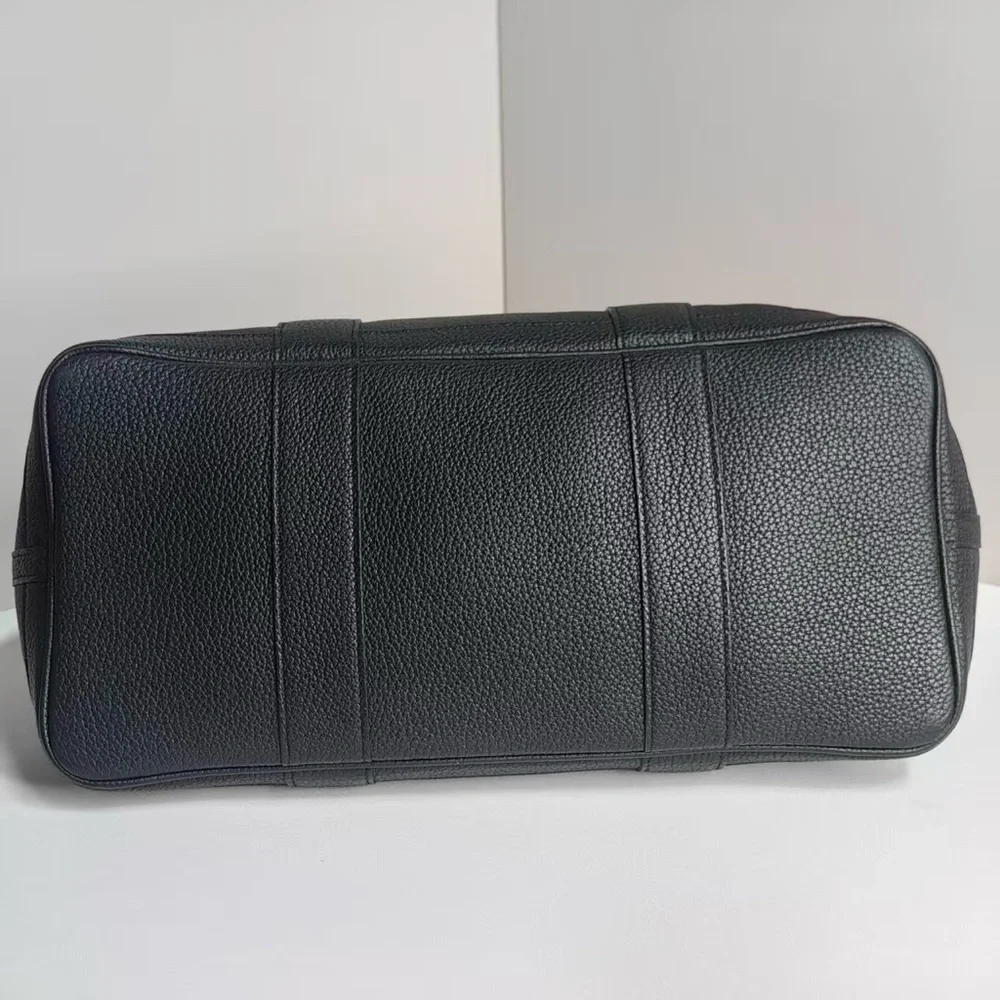 Hermes Garden Party 36 Togo A 2017 Black Silver Hardware Handbag Negonda - Picture 10 of 14